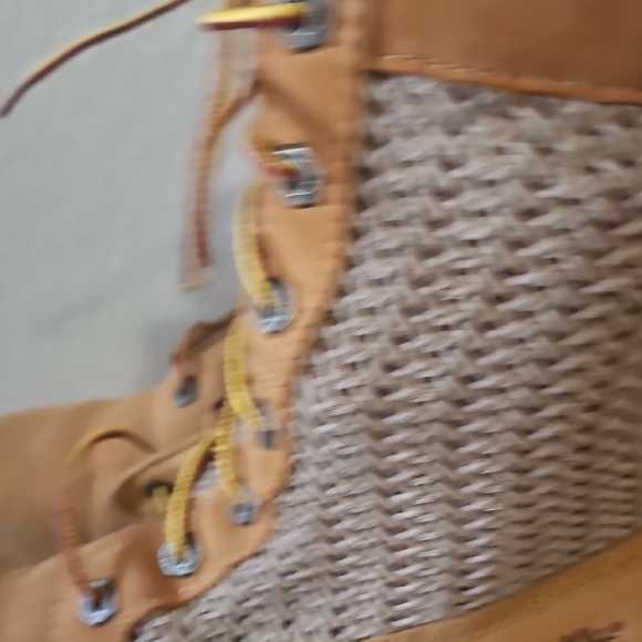 Timberland Womens Brown Lace-Up Combat Boots - Picture 4 of 11